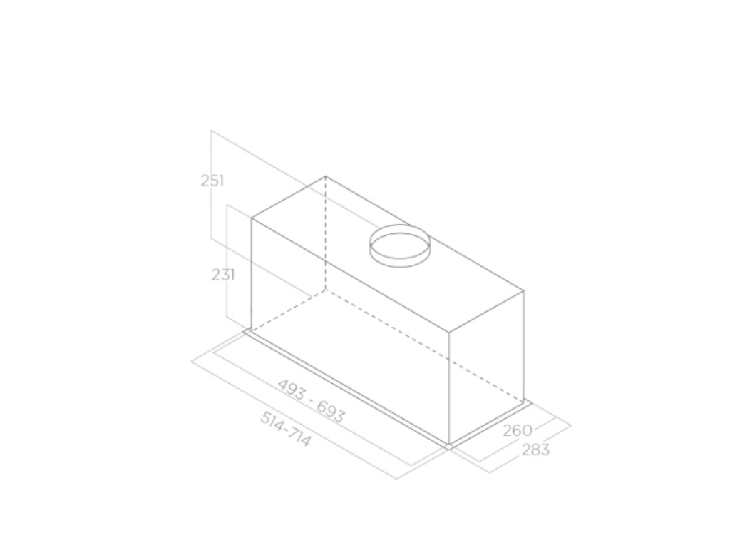 Elica FOLD S IX/A/72 vestavná digestoř - Obrázek 2