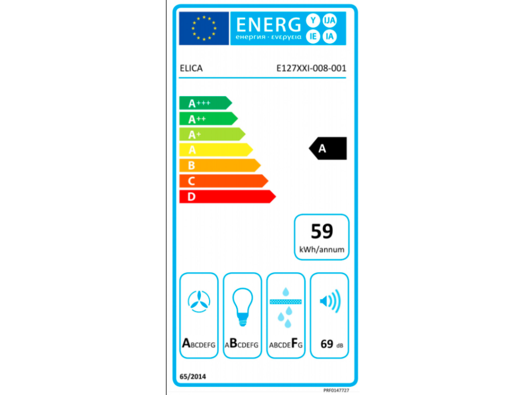 Elica HILIGHT-X H16 WH/A/100 stropní digestoř - Obrázek 2