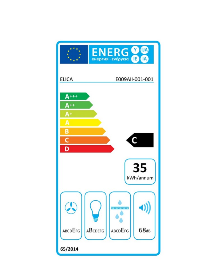 Elica VERVE LUX IX/F/60 podvěsná digestoř - Obrázek 2