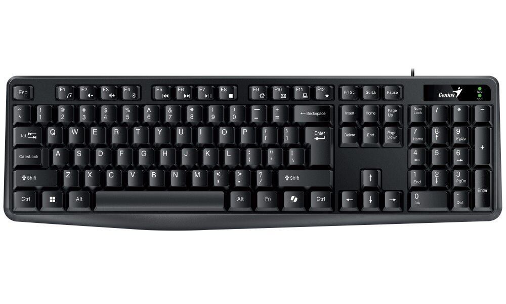 Genius KB-117/Drátová USB/CZ-SK layout/Černá 31310016415 - Obrázek 16