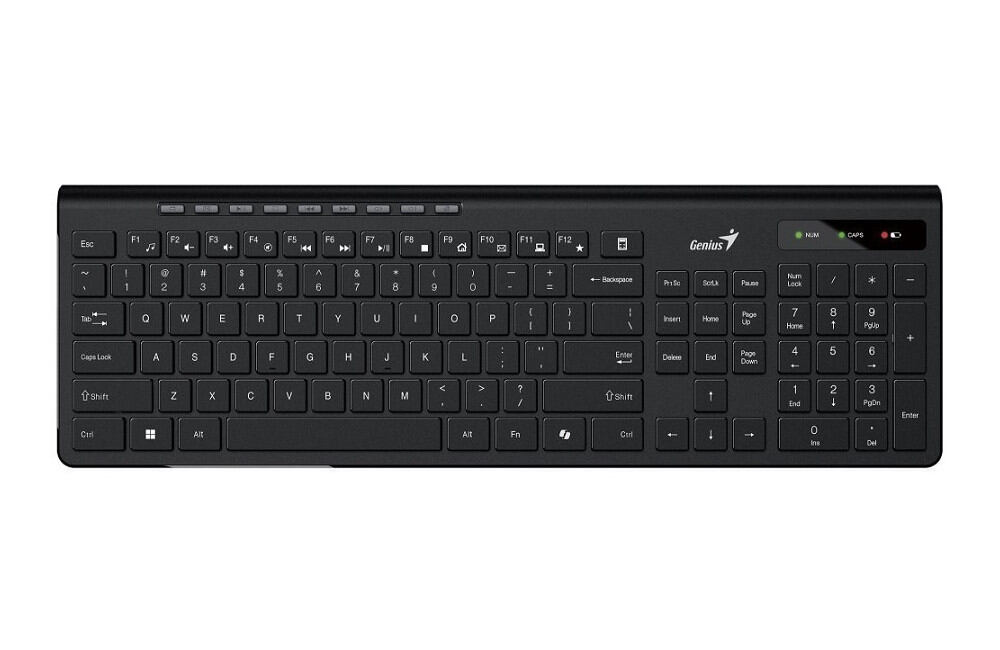 Genius SlimStar 7230/Bezdrátová USB/CZ-SK layout/Černá 31310021411