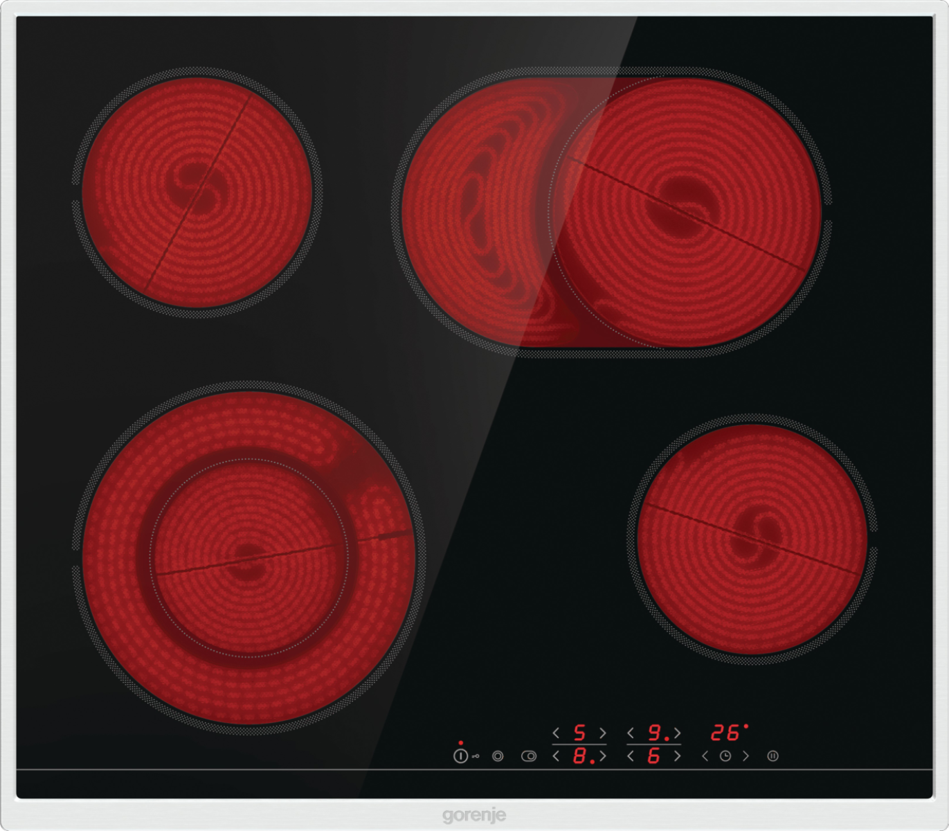 Gorenje ECT643BX sklokeramická varná deska Essential - Obrázek 2