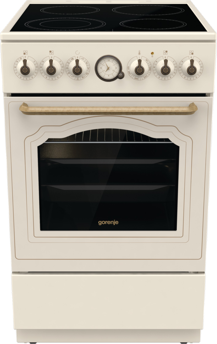 Gorenje GECS5B70CLI Sklokeramický sporák CLASSICO