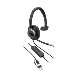 HP Poly Mission 815 Monaural USB Wired Headset (C01F8AA#AC3)