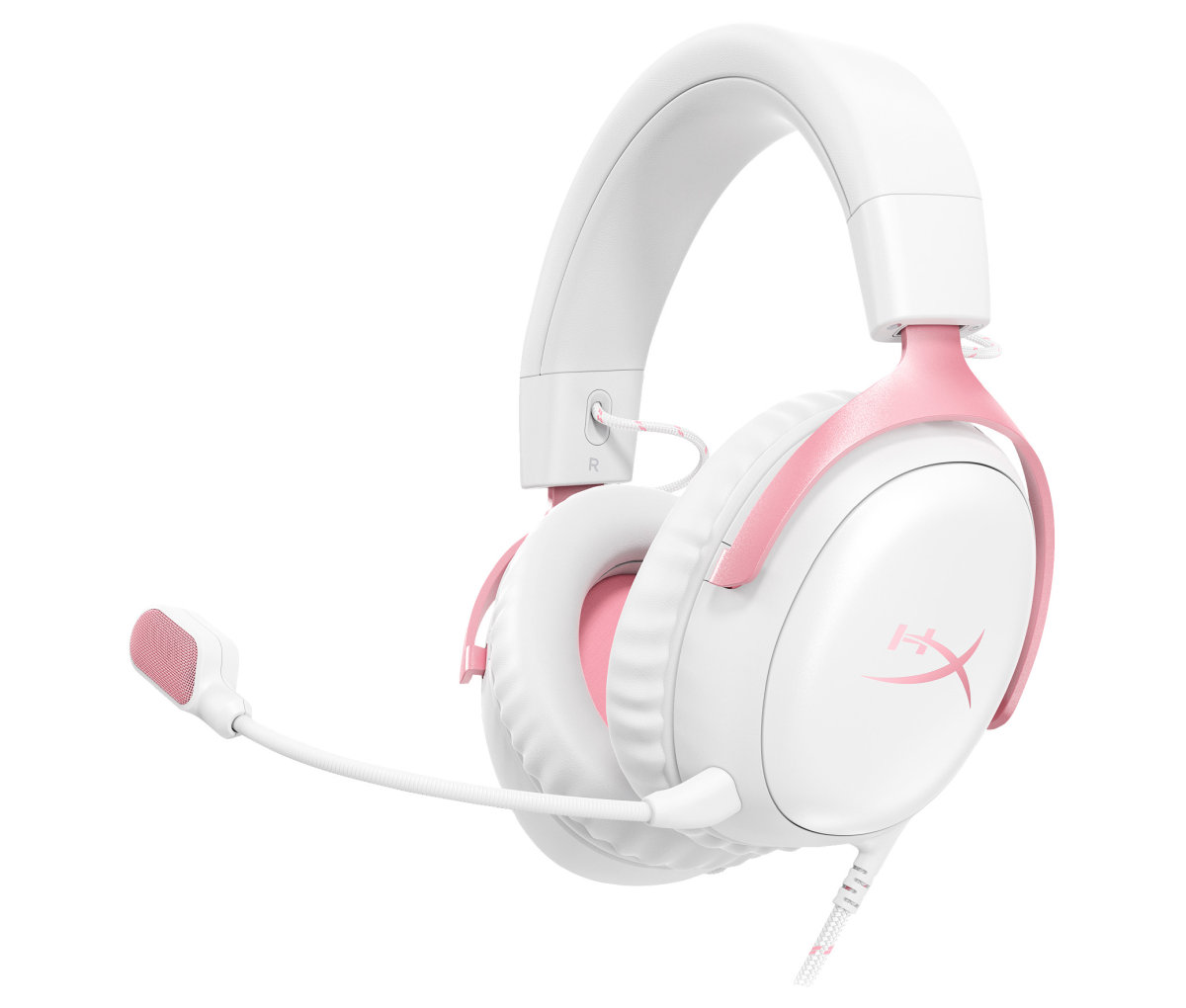 HyperX Cloud III - Gaming Headset (White/Pink) (9W1Q4AA)