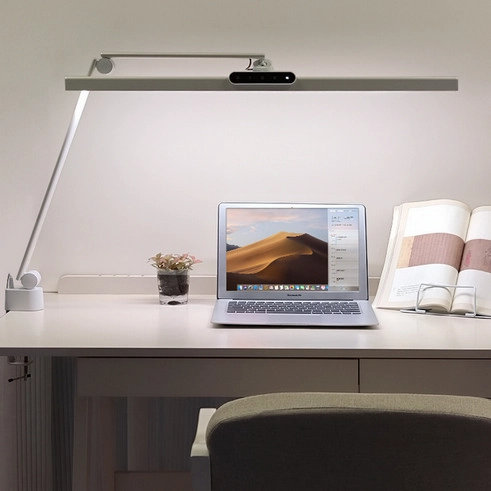 LED stolní lampa SINCLAIR pro zdravé svícení bez modrého světla RG0 18W 1600lm 2700-6500K nastavitelné v pěti krocích - Obrázek 2
