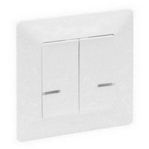 Legrand Valena Life with Netatmo spínač dvojitý bílý 752188