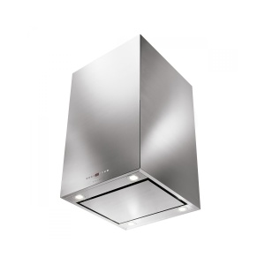 Moderní ostrůvkový odsavač par Cubia Isola Gloss nerez