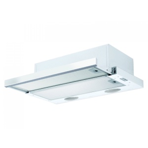 Moderní vestavný odsavač par Flexa Glass bílá 60 cm