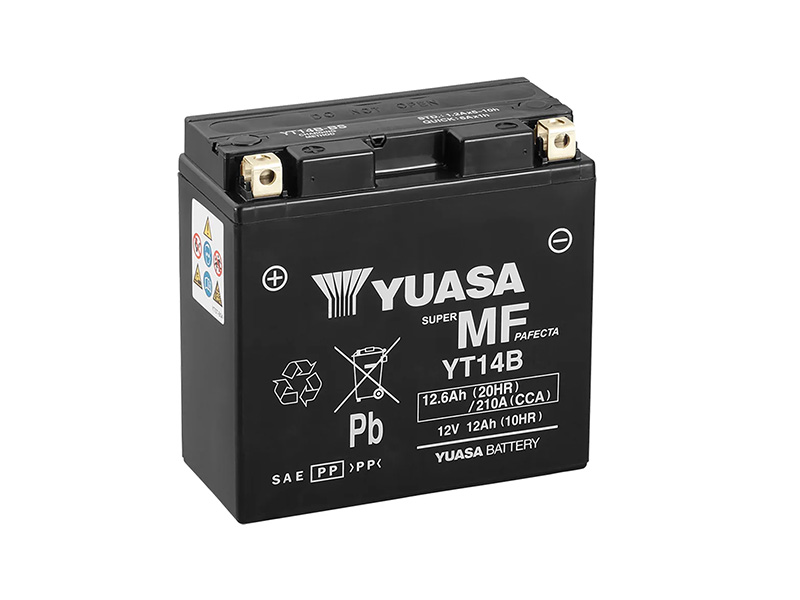 Motobaterie YUASA YT14B (factory activated)