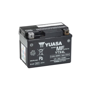 Motobaterie YUASA YTX4L (factory activated)
