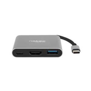 Natec multiport adaptér Fowler MINI USB-C PD