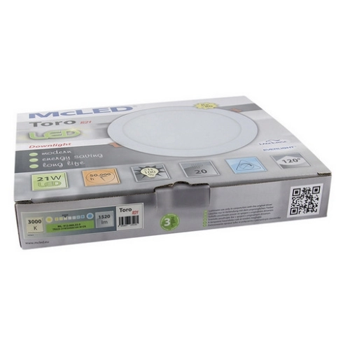 Podhledové LED svítidlo McLED Toro R21 21W 3000K ML-412.069.33.0 - Obrázek 2