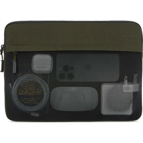 Pouzdro pro MacBook Pro 14" Pipetto Expand Sleeve - tmavě zelené