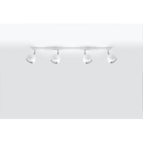 Stropní bodové svítidlo SOLLUX Oculare 4l GU10 4x40W bez zdroje SL.0441 bílá - Obrázek 2