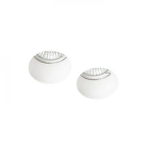 Svítidlo RENDL QUO R II zápustné sádrová 230V LED GU10 2x8W R12900
