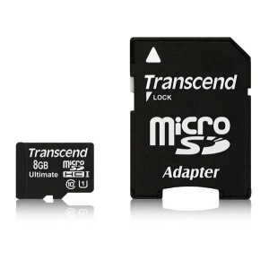 TRANSCEND MicroSDHC karta 8GB Ultimate