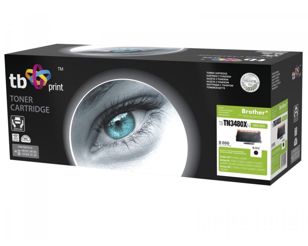 Toner TB kompatibilni s Brother TN3480 100% new TB-TN3480N