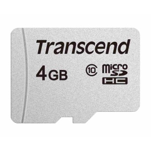 Transcend microSDHC 300S 4GB TS4GUSD300S