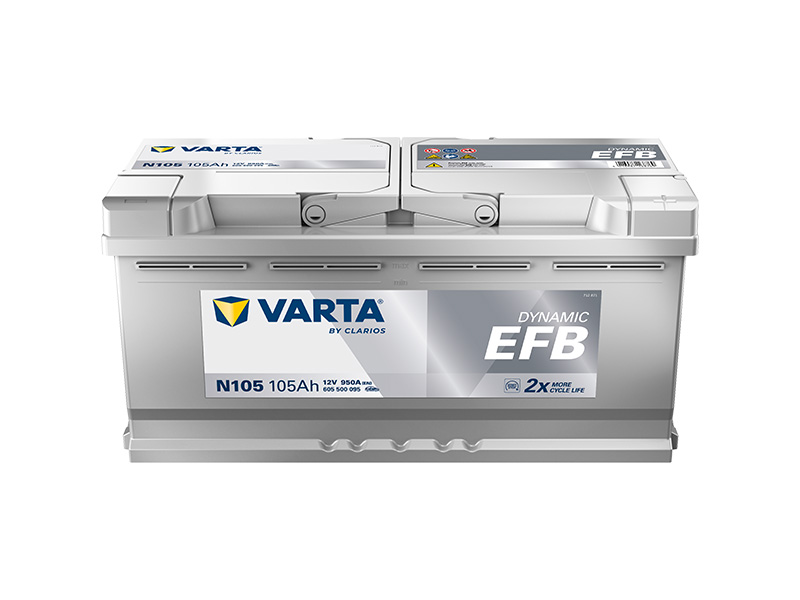 Varta Dynamic EFB 12V 105Ah 950A 605 500 095 (N105) - Obrázek 2