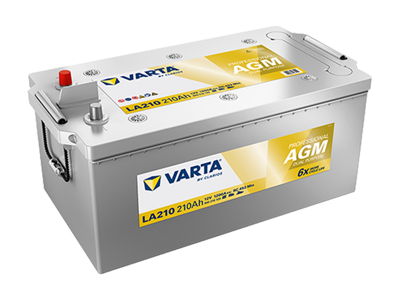 Varta Professional Dual Purpose AGM 12V 210Ah 1200A 840 210 120 (LA210)