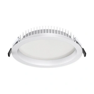 Vestavné LED svítidlo PROLUMIA Pro-Logic 200 Ø228x53mm pro výřez Ø 200-210mm 25W IP54 bílá 3000/3500/4000K nastavitelný výkon 421741 41