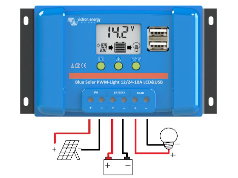 Victron Energy BlueSolar PWM SCC010020050 20A - Obrázek 2