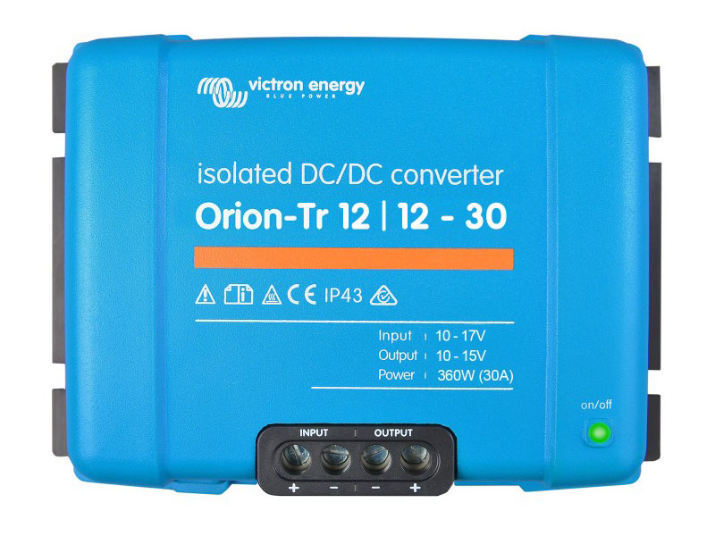 Victron Energy DC/DC konvertor Orion-Tr 12/12- 30A izolovaný ORI121240110