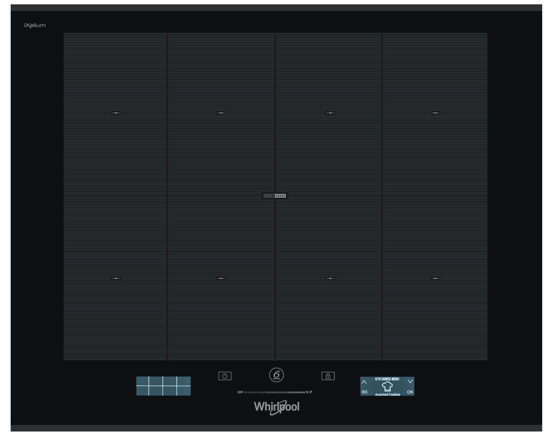 Whirlpool SMP 658C/BT/IXL indukční varná deska