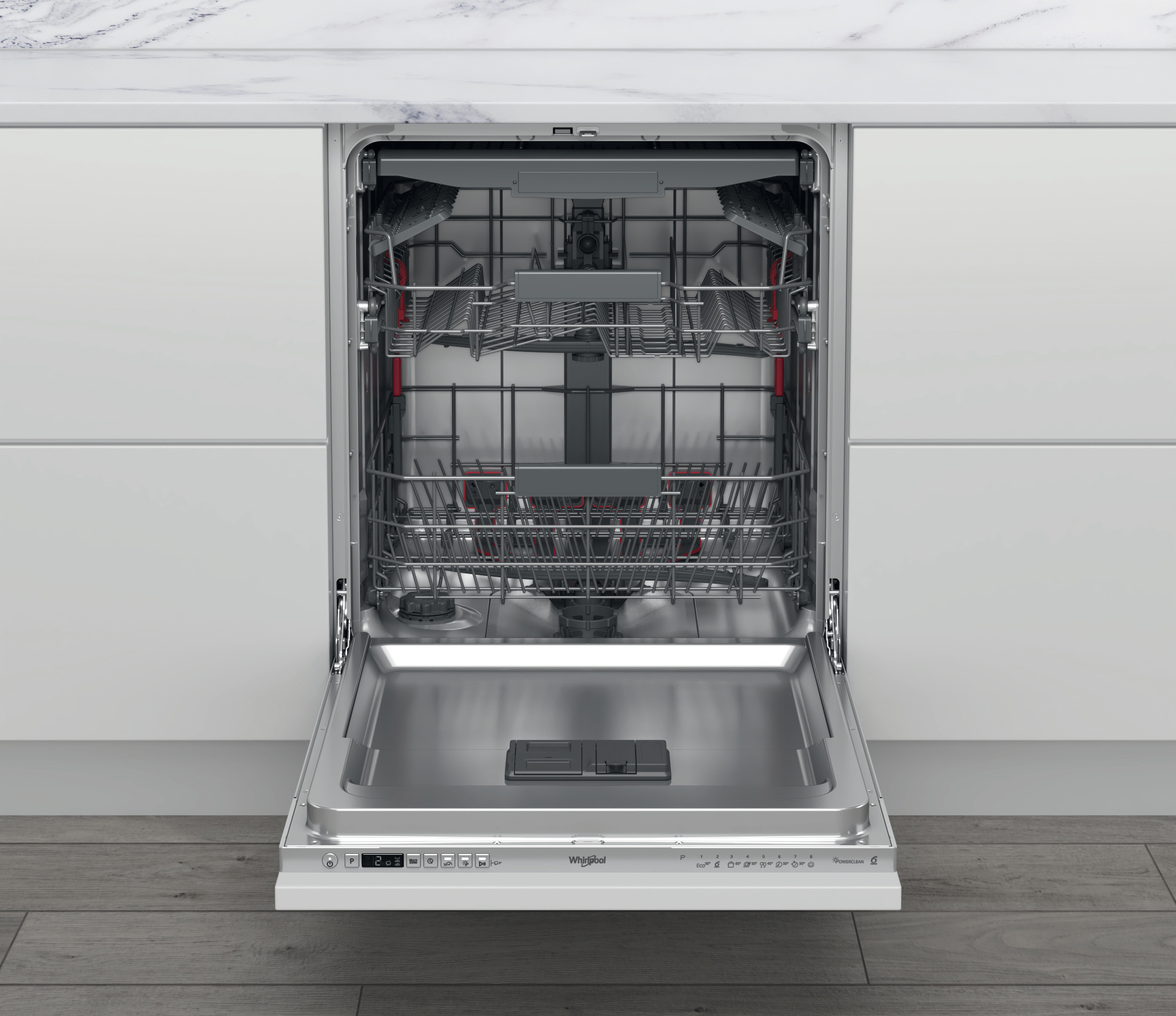Whirlpool WIC 3C34 PFE S vestavná myčka nádobí - Obrázek 2