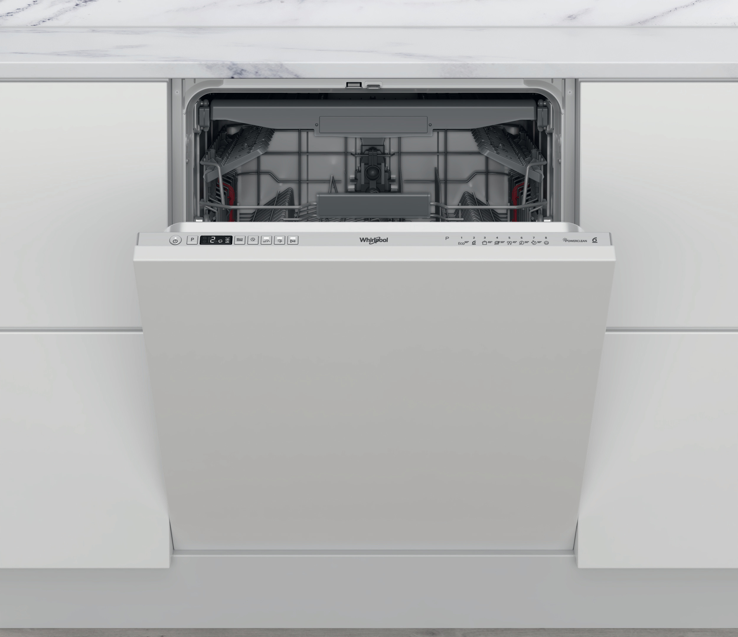 Whirlpool WIC 3C34 PFE S vestavná myčka nádobí