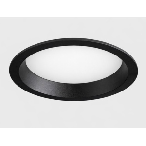 Zápustné LED svítidlo Kohl Lighting LIM Ø150mm černé 12W 3000K