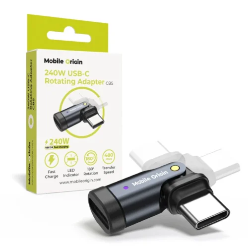 240W USB-C otočný adaptér Mobile Origin CB5 - Obrázek 2
