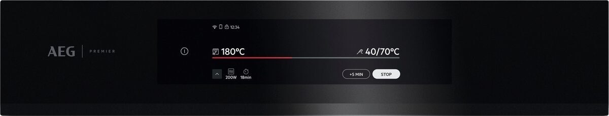 AEG CM9600B kompaktní trouba s mikrovlnami CombiQuick - Obrázek 2