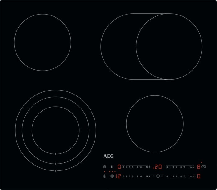 AEG HK654070IB sklokeramická varná deska Radiant Hob