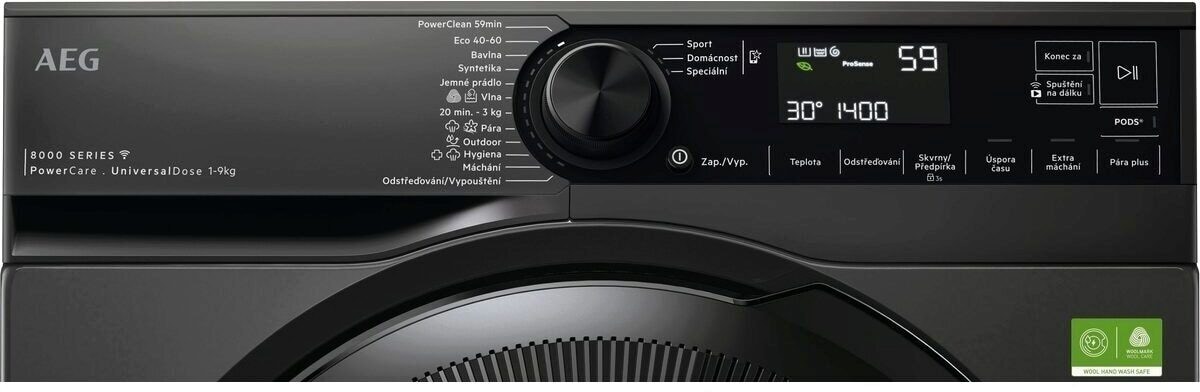 AEG LFR83944OC pračka s předním plněním 8000 PowerCare UniversalDose - Obrázek 2