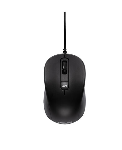 ASUS MU101C/Kancelářská/Optická/3 200 DPI/Drátová USB/Černá 90XB05RN-BMU000