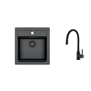 Alveus SET ALVEUS ATROX 20 / 91 BLACK ADDITION + BATERIE Mintas black addition