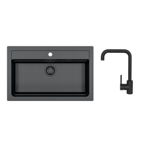 Alveus SET ALVEUS ATROX 40 / 91 BLACK ADDITION + BATERIE OZ black addition