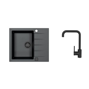 Alveus SET ALVEUS CADIT 10/91 BLACK ADDITION + BATERIE OZ black - addition