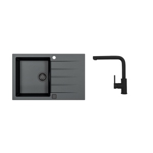 Alveus SET ALVEUS CADIT 20/91 BLACK ADDITON+ BATERIE ZEOS-P black - addition