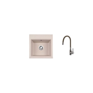 Alveus SET ALVEUS GEM 10/55 + baterie Mintas beige CHR