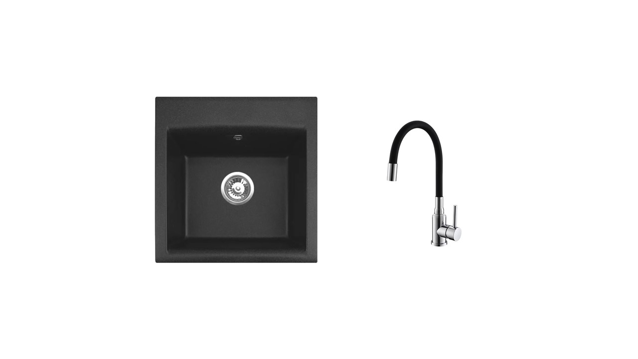 Alveus SET ALVEUS GEM 10/91 + baterie Mintas black CHR