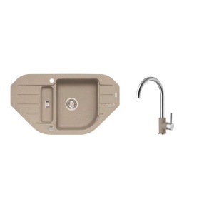 Alveus SET ALVEUS NIAGARA 60/02 + BATERIE ELZA/02 PEBBLE