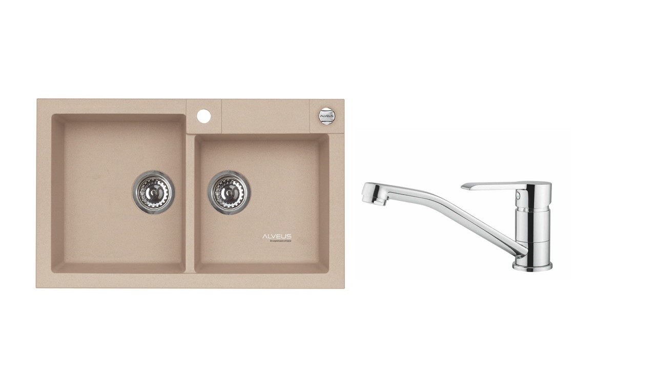Alveus SET ALVEUS ROCK 90 - 55+ BATERIE RUTA CHROM