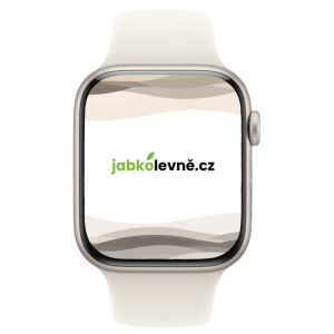 Apple Watch SE (2022) 40mm Cellular (Stav A-) Hvězdně bílý hliník s bílým sportovním řemínkem MRGE3QC/A