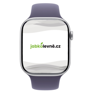 Apple Watch Series 11 46mm Cellular (Zánovní) Stříbrný hliník s bílým sportovním řemínkem MNK43CS/A