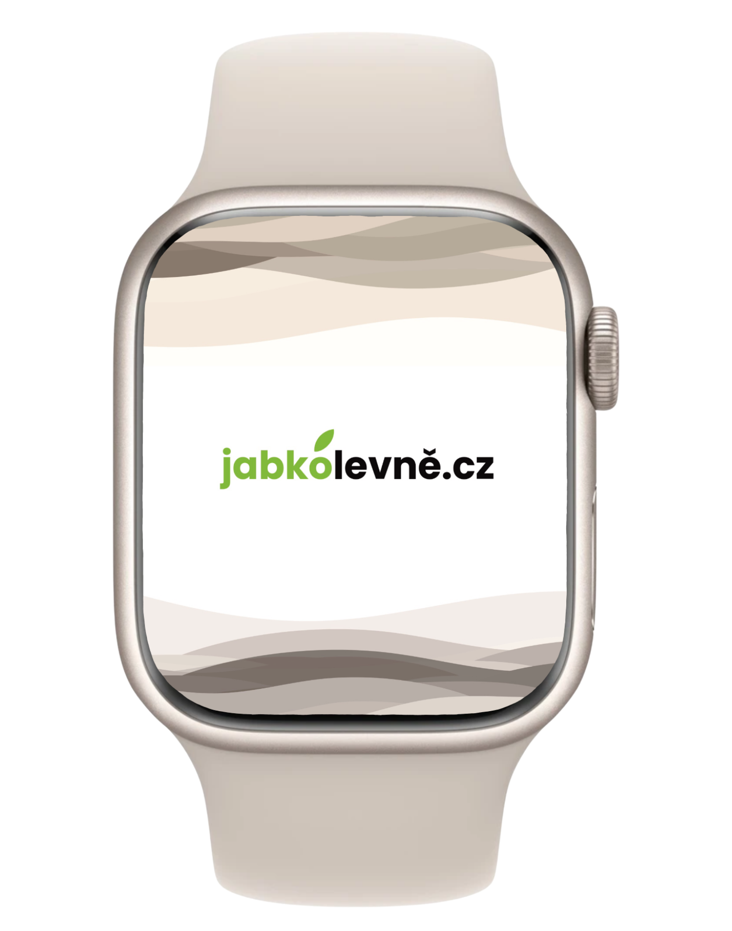 Apple Watch Series 8 41mm GPS (Stav A/B) Hvězdně bílý hliník s modrým sportovním řemínkem MNK43CS/A