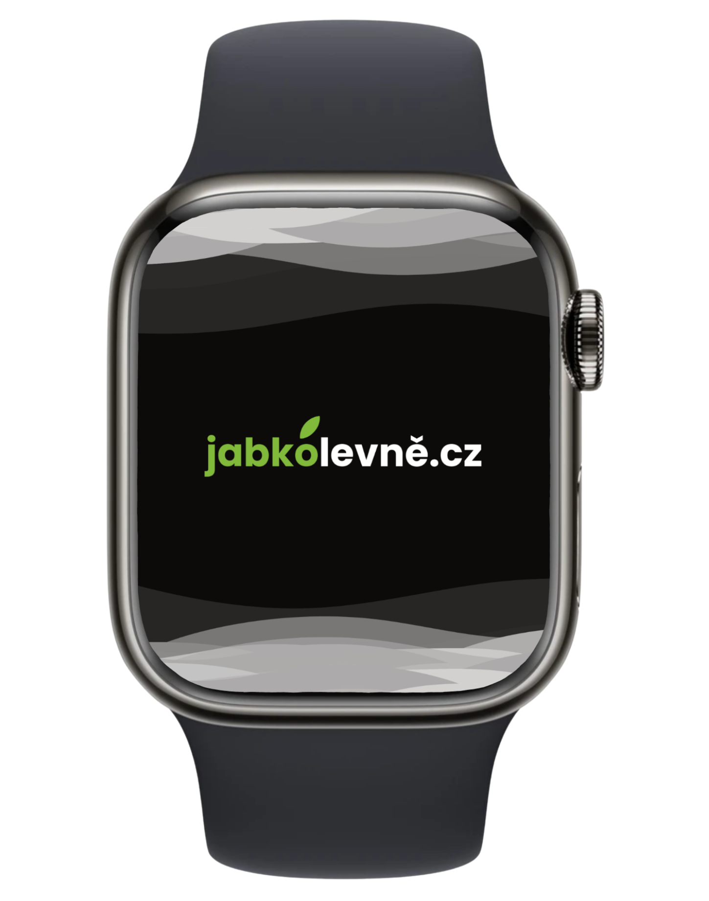 Apple Watch Series 9 45mm Cellular (Stav A) Grafitová Nerezová ocel Hermès s černým sportovním řemínkem MNK43CS/A