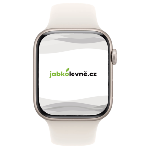 Apple Watch Series SE (2025) 40mm Cellular (Stav A-) Hvězdně bílý hliník s béžovým sportovním řemínkem MRGE3QC/A